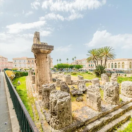 Ortigia And Temple Of Apollo Syracuse